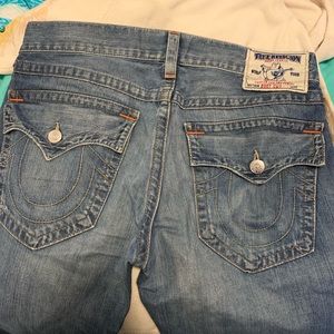 True religion jean shorts.